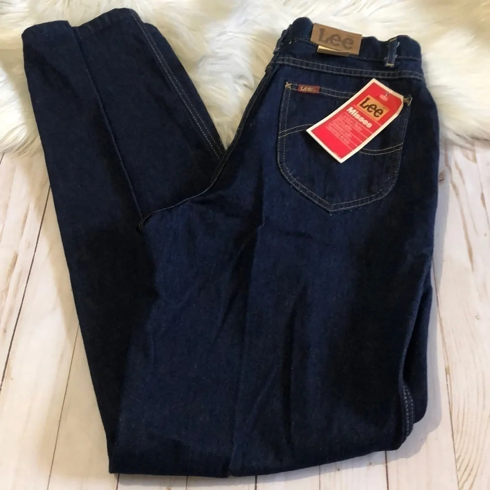 Vintage Lee hi- waisted jeans size 12 made in USA - Picture 1 of 11
